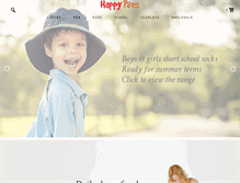 Tablet Screenshot of happytoes.com.au
